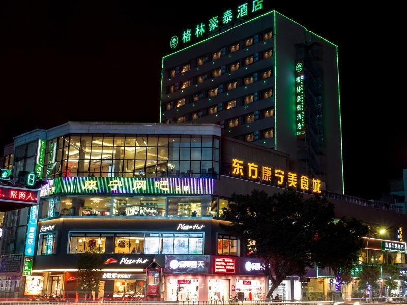 Greentree Inn Guangdong Jieyang Bus Terminal Station Ronghua Avenue Business Hotel Exterior foto