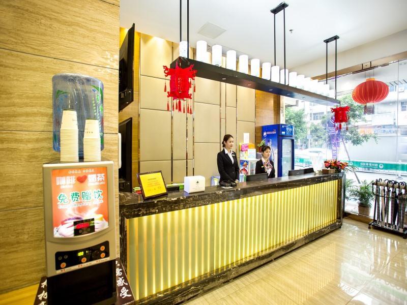 Greentree Inn Guangdong Jieyang Bus Terminal Station Ronghua Avenue Business Hotel Exterior foto