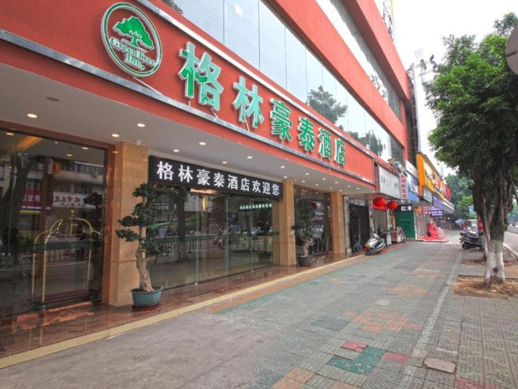 Greentree Inn Guangdong Jieyang Bus Terminal Station Ronghua Avenue Business Hotel Exterior foto